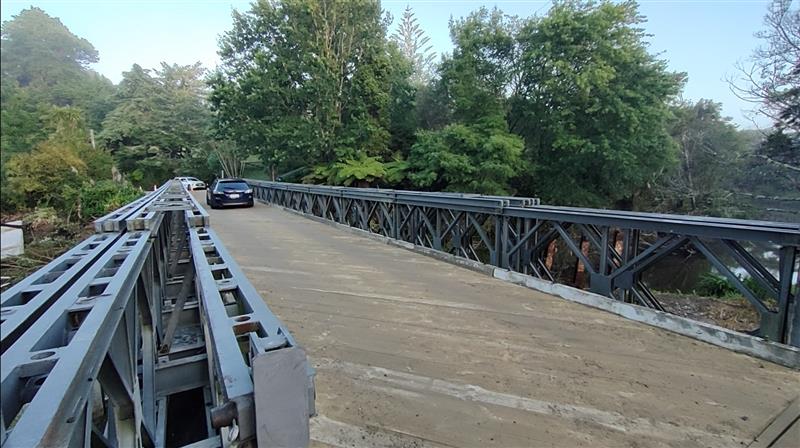 Bridge Destroyed By Floods Replaced After Just Six Days Of Construction Bridge Destroyed By Floods Replaced After Just Six Days Of Construction