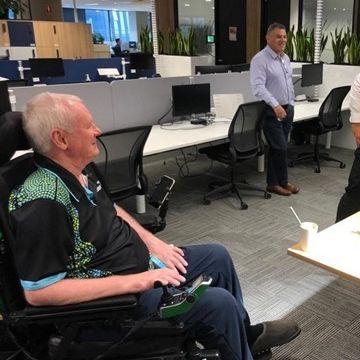 Larry: Through life-changing health issues Larry: Through life-changing health issues