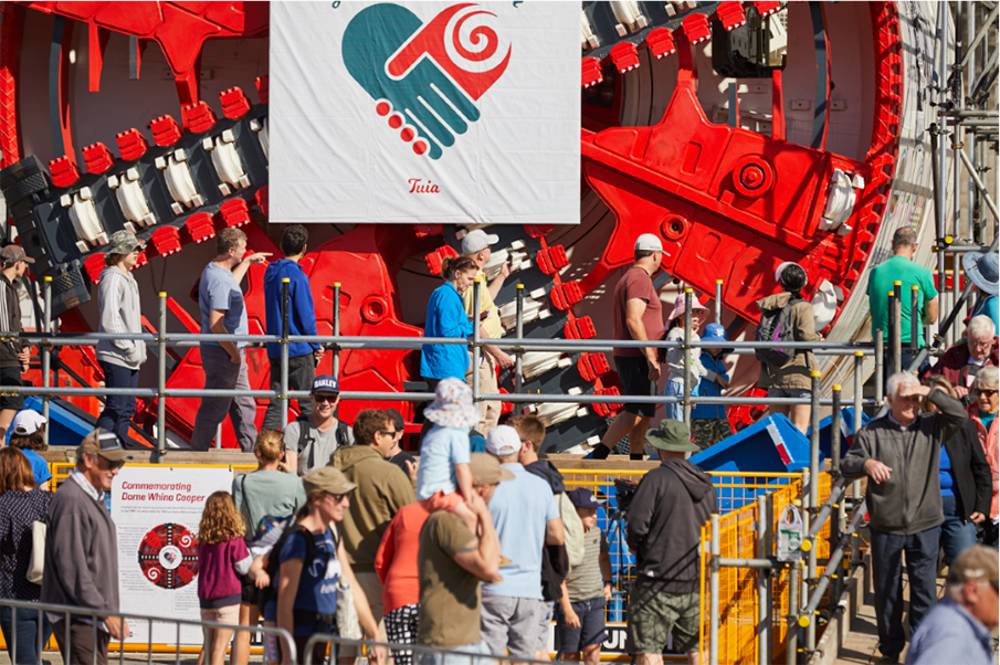 Tunnel boring day out