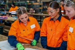 Local high school students explore trade pathways at Downer’s Hexham facility