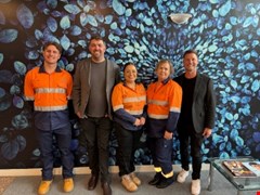 Downer partnership giving used banner mesh new life